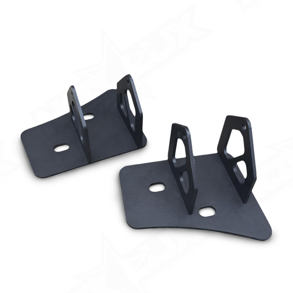 thumbnail image 2 of Windshield Corner Relocate Brackets For Jeep JK 2007-2015 – For 5" Or 6" LED Lights 2 of 6