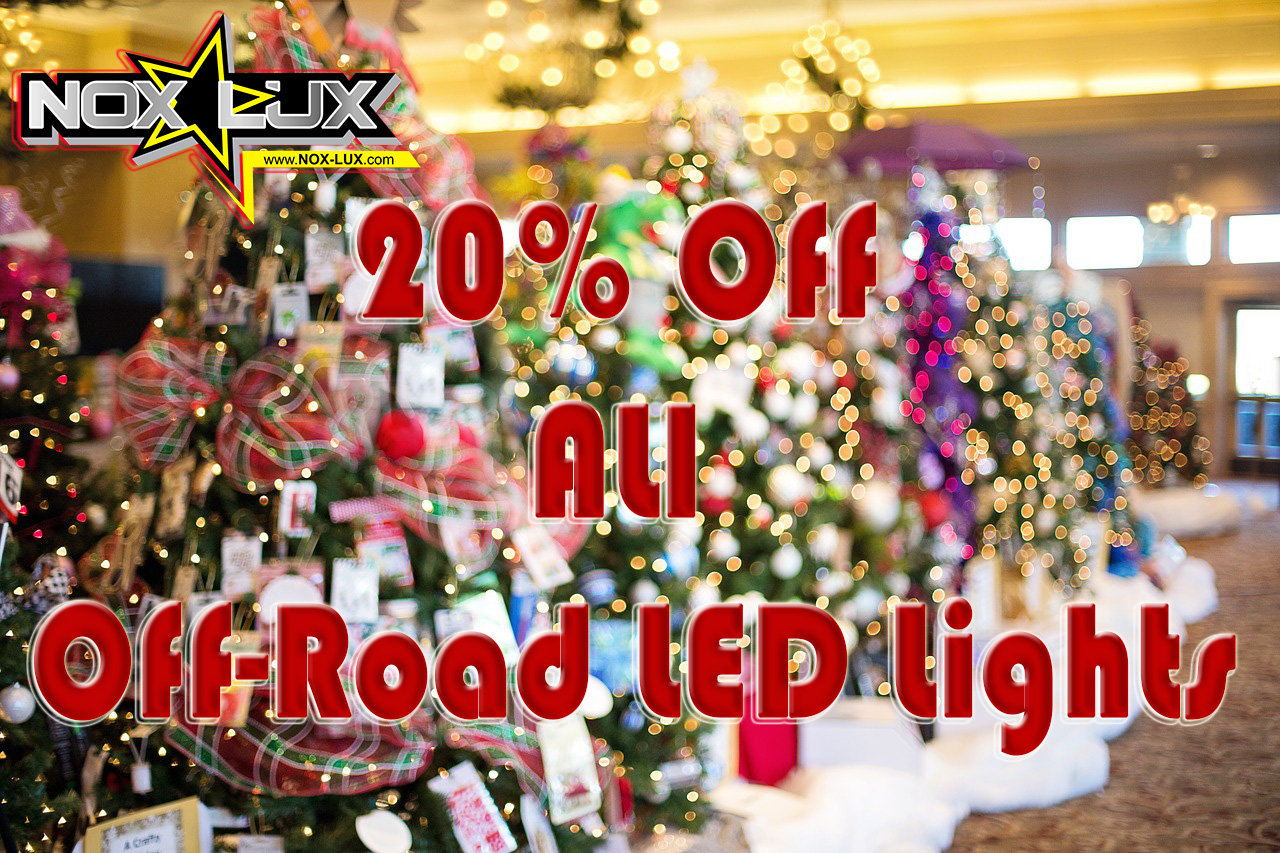 2016 Christmas Sale on 4x4 LED Lights