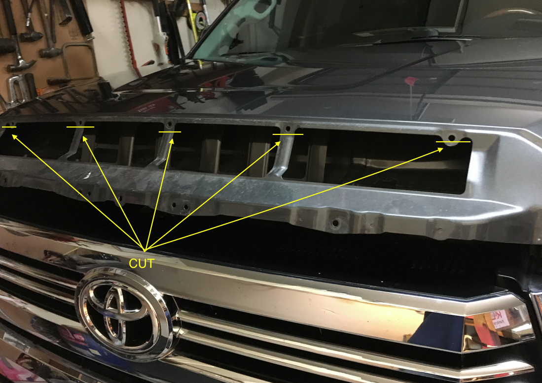 How to Install Toyota Tundra Hidden Hood LED Light Bar Nox Lux