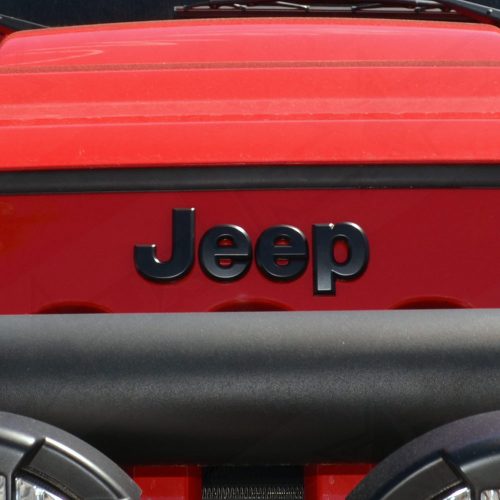 2007-2017 Jeep Wrangler JK Black Emblem Overlay Cap Kit - Nox Lux