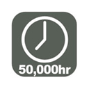 50,000+ Hour Lifespan