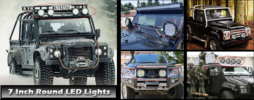 Round Off Road Led Light Showdown Nox Lux