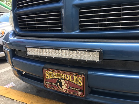 cheap led bar filled with water and LED's burn out