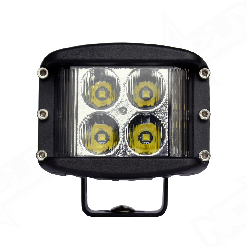 Dually Side Shooter Work Light Front View - Nox Lux